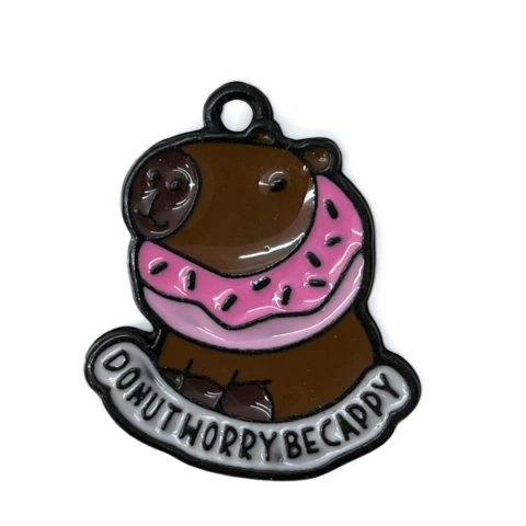 Pingente ''Capivara Donuts''