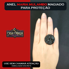 Anel de Maria Mulambo com Magia de Proteção - medida regulável