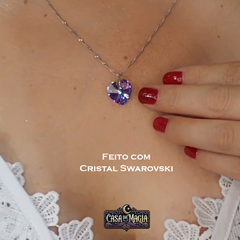 Colar Magiado para Afastar Inveja e Energia Negativa - Feito com Cristal Swarovski na internet
