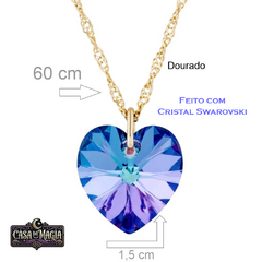 Colar Magiado para Afastar Inveja e Energia Negativa - Feito com Cristal Swarovski - CASA DA MAGIA