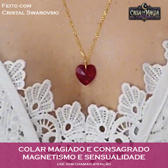 Colar Magiado para Magnetismo e Sensualidade - Feito com Cristal Swarovski
