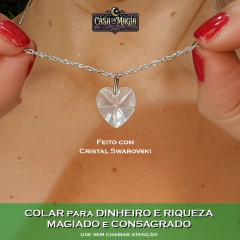 Colar Magiado para Dinheiro & Riqueza - Feito com Cristal Swarovski - comprar online