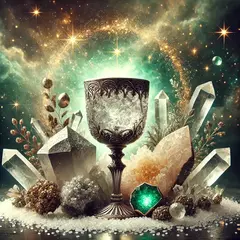 Taça da Riqueza com Pó de Magia - CASA DA MAGIA
