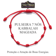 Pulseira 7 Nós | Kabbalah Consagrada e Magiada