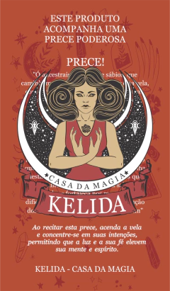 VELA VOTIVA COM MAGIA FORTE - MUDA A ENERGIA - comprar online