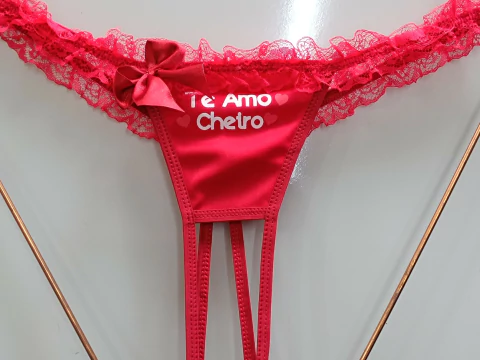 CALCINHA COM ABERTURA-TE AMO CHEIRO (U) - comprar online