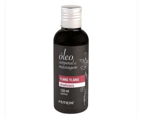 Óleo Corporal e Massagem Ylang Ylang Afrodisíaco 120ml