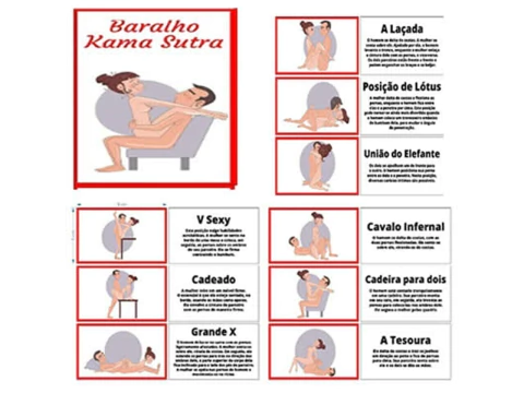 Baralho Kama Sutra (20 cartas com posições explicadas) - comprar online