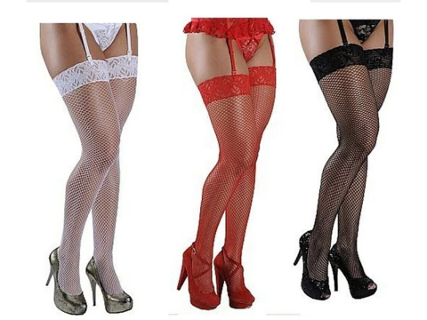 Meia 7/8 Arrastão Rendada (U)