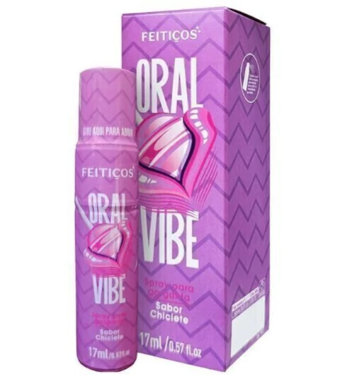 Oral Vibe Spray para Garganta Sabor Chiclete 17ml