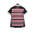 Camisa Santa Cruz I 23/24 Feminina Torcedor - Listrado em Preto Vermelho e Branco - Camisas De Time - Consulado Do Futebol