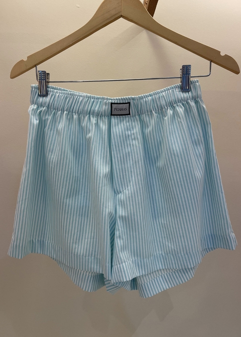 SHORT IBIZA - LISTRAS VERDE