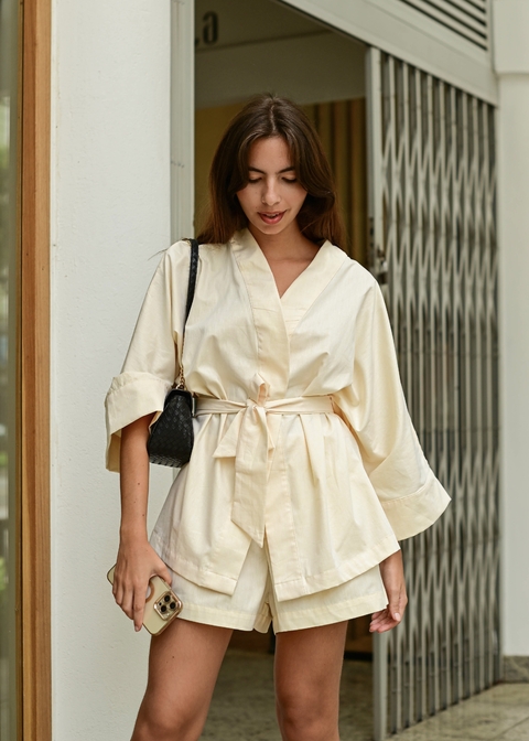 KIMONO ELBA - AMARELO
