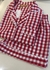 CONJUNTO CURTO BASIC - VICHY VERMELHO na internet