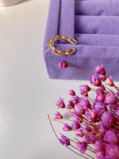 Piercing fake correntes| banho ouro 18 k