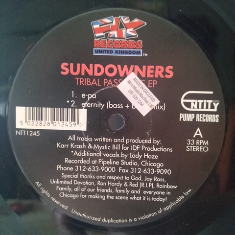 Sundowners ‎– Tribal Passages EP