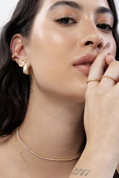 BRINCO DUO CIRCULO CRAVEJADO - MÍA.SK