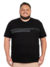 Camiseta Plus Size Cobra D'agua Alinhado - Preto - comprar online