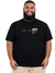 Camiseta Plus Size Cobra D'agua Quadro Musical - Preto