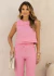 Conjunto Camila Marrant Rosa Bebê - Theoria Moda Feminina Atacado