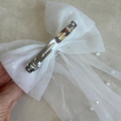 Véu Noiva Amanda Branco Pérolas em Tic Tac - comprar online