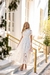 Vestido Midi Amore Infinito Branco - Fernanda Bono Boutique 