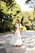 Vestido Midi de Laise Sogno Di Venezia Off-White - Fernanda Bono Boutique 