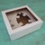 CAJA PARA MEDIO HUEVO CON VISOR Y ZÓCALO N°15 21X21X8 CM - comprar online