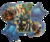 SET GLOBOS AVENGERS 5 PIEZAS