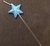 VELA ESTRELLA CON BRILLO (VARIOS COLORES) en internet