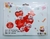 SET GLOBOS ESTRELLA/ CORAZON/ CONFETTI ROJO 5 PIEZAS (APTO HELIO)