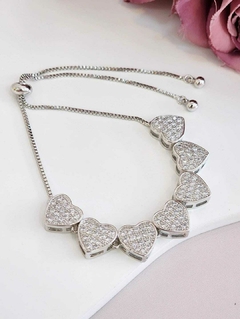 PULSEIRA CORAÇÃO PREENCHIDO BRANCO
