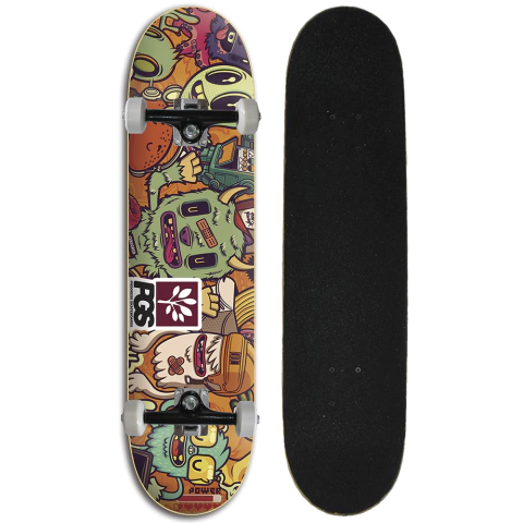 Skate Iniciante Completo Progress - PGS Monster Colors