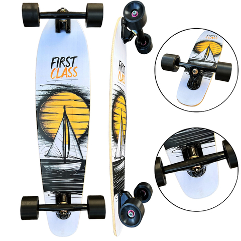 SKATE LONGBOARD COMPLETO FIRST CLASS BARCO A VELA