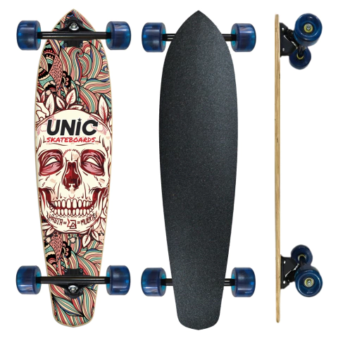Skate Longboard completo Unic - Caveira