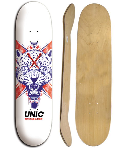 Shape Para Skate Profissional Unic - Tigre X 8.0
