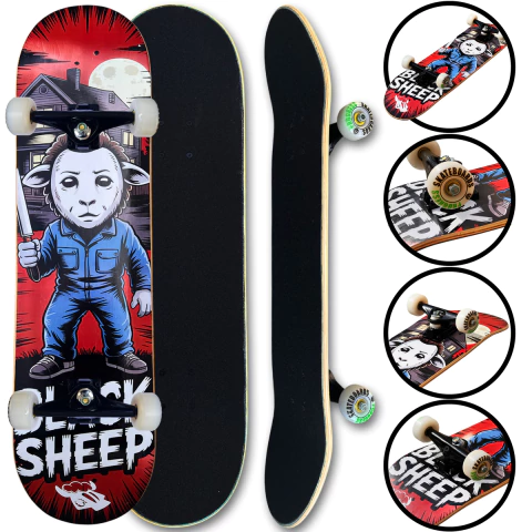 Skate Profissional Black Sheep rolamento abec 9 -15 serie terror MAYERS - comprar online