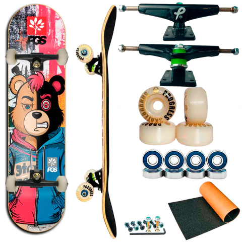 Skate montado Profissional Progress - PGS - BLUSA 8.0