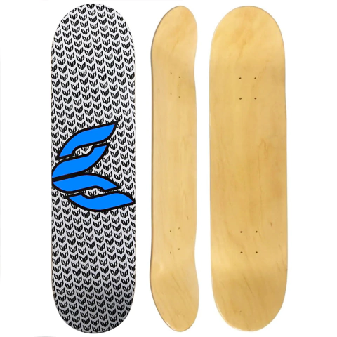 Shape Nacional Cisco Skate Logo Azul 8.0