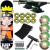 Skate profissional montado completo com chave Black Star NARUTU