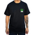 Camiseta Preta PGS Logo Frente e Costas