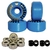 Roda de Skate Progress Semi Profissional 54mm com espaçador e rolamento abec 1 - Azul 95A