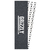 Lixa importada para Skate Grizzly Griptape - Nome Branco