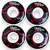 Roda Para Skate Black Sheep Tubo 53mm Profissional - Ovelha Red - comprar online