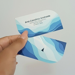 Cartão | Corte folha com verniz localizado na internet