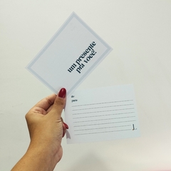 Embalagem para presente - Sacola + Postal na internet
