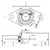 OCSHFL 205 Mancal Flange 2 Furos em Inox - C3multimarcas
