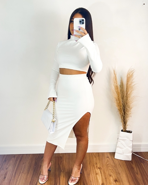 conjunto midi manga longa