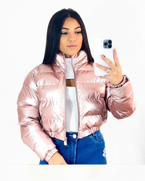 Jaqueta Puffer sem capuz