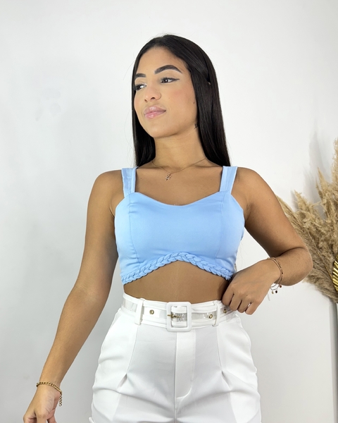 Top barra trançada - comprar online